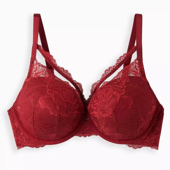 Pre-Owned Torrid XO Plunging Push-Up Bra Plus Size 46D - Picture 4 of 8